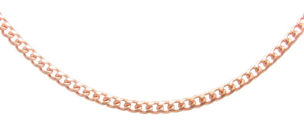 Solid Copper Chain CN009G – 1/8 of an inch wide. Available in 18 to 30 inches.