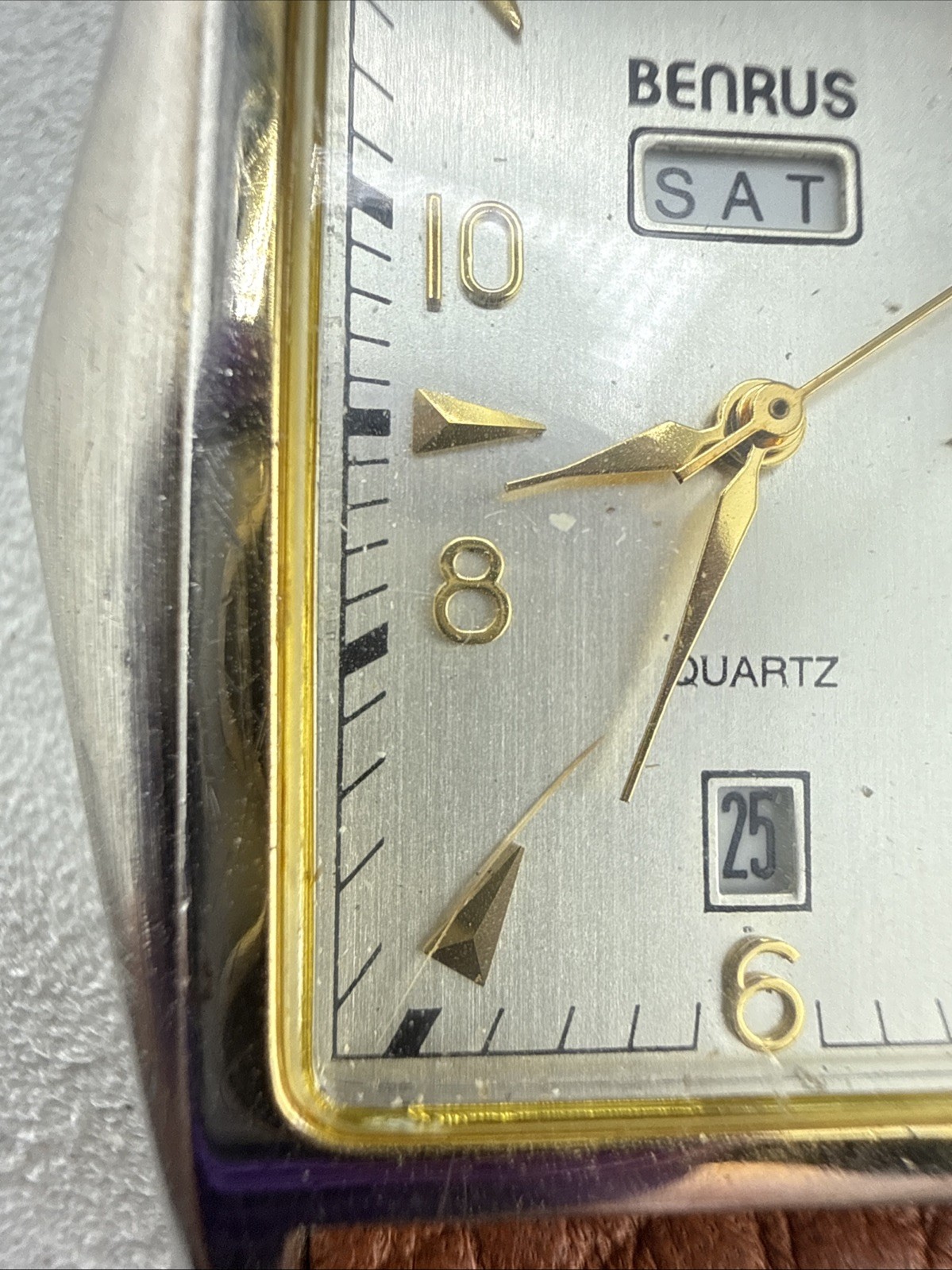 Vintage Women’s Benrus Day/Date Watch New Straps And Battery Fully Functional