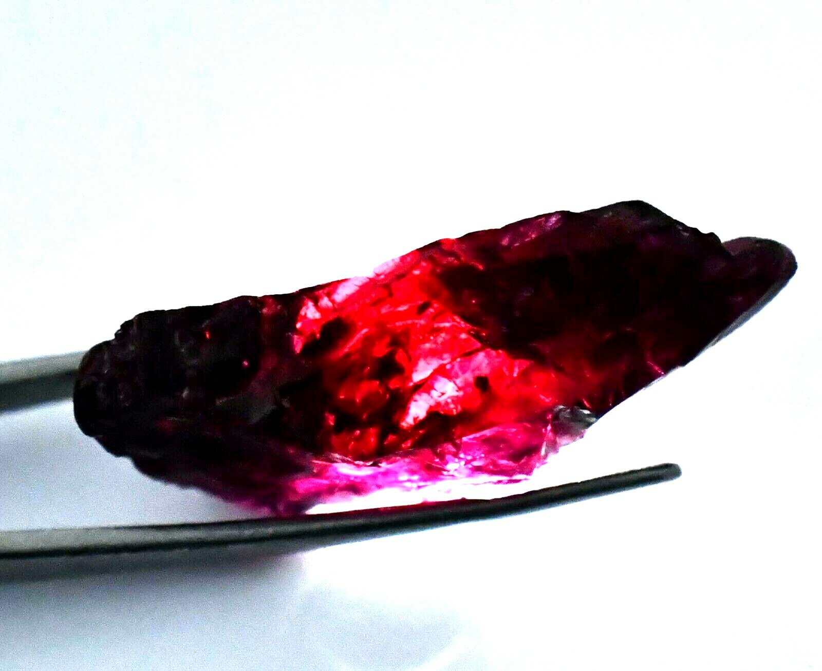 Untreated Natural Red Painite Rough 40.55 CT Burma Rare Facet Rough Certified