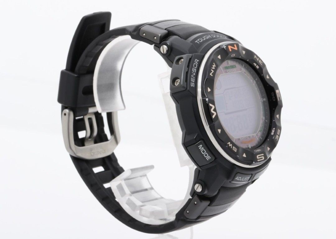 CASIO Watch PRO TREK Multifield Line PRW 2500 1JF Black Resin Aluminum Men’s Dig