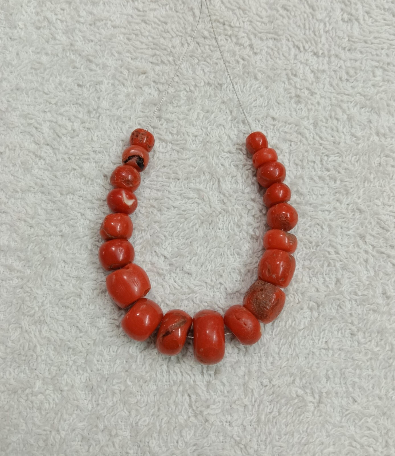 4″INCHES 100% NATURAL Italian coral,Size 6.50mm to 11.50mm,Rondelle Smooth Beads
