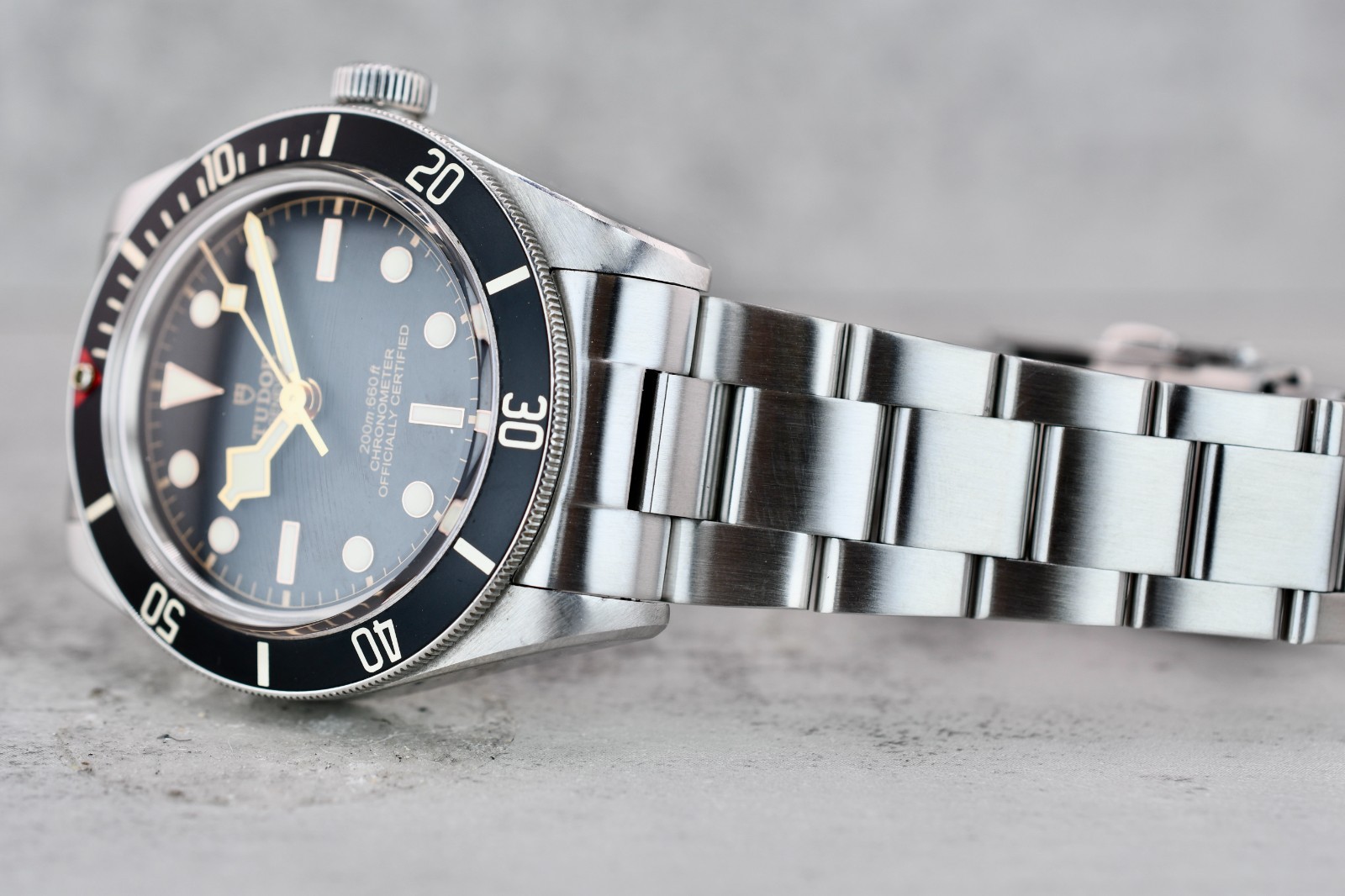 Brushed Silver Oyster Bracelet for Tudor Black Bay 58 Cases