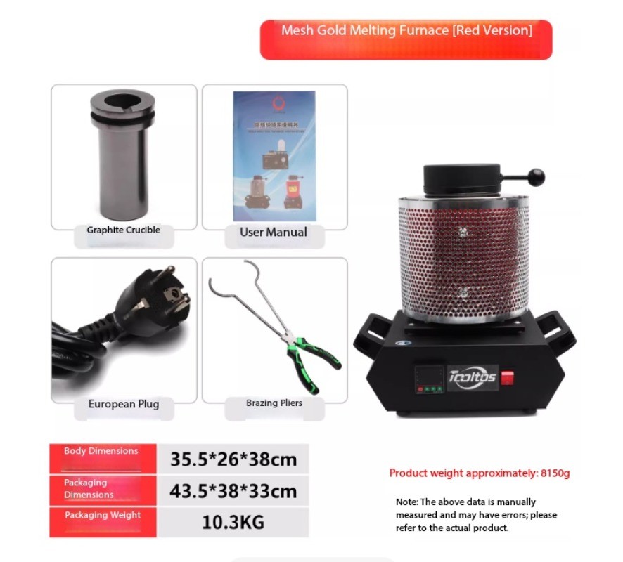 Mesh-type Melting Furnace Gold Melting Furnace Metal Melting Furnace Small-scale