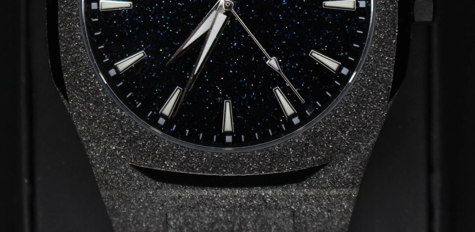 DANTE VELOCE Starlight Frosted BLACK Ice Out Icy Diamond Watch paul rich NEW !