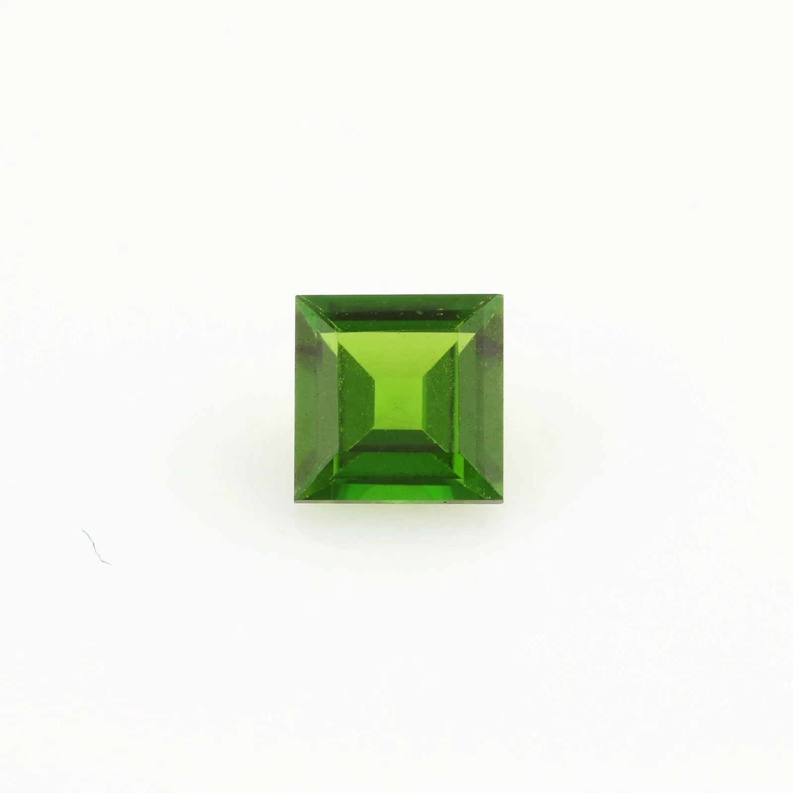 CHROME DIOPSIDE 3 MM SQUARE CUT OUTSTANDING GREEN COLOR ALL NATURAL A-149
