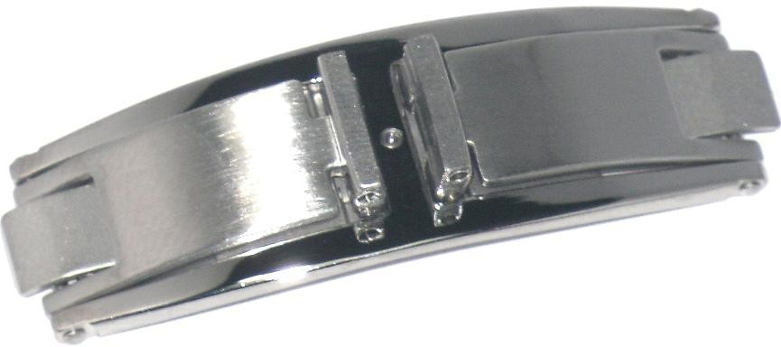 Stainless Steel Push Button Butterfly Deployment Watch Clasp Buckle 7.5×12 mm