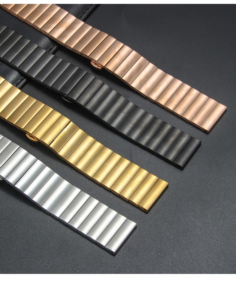High Quality Solid Stainless Steel Watch Band Strap Metal Bracelet 16 18 20 22mm
