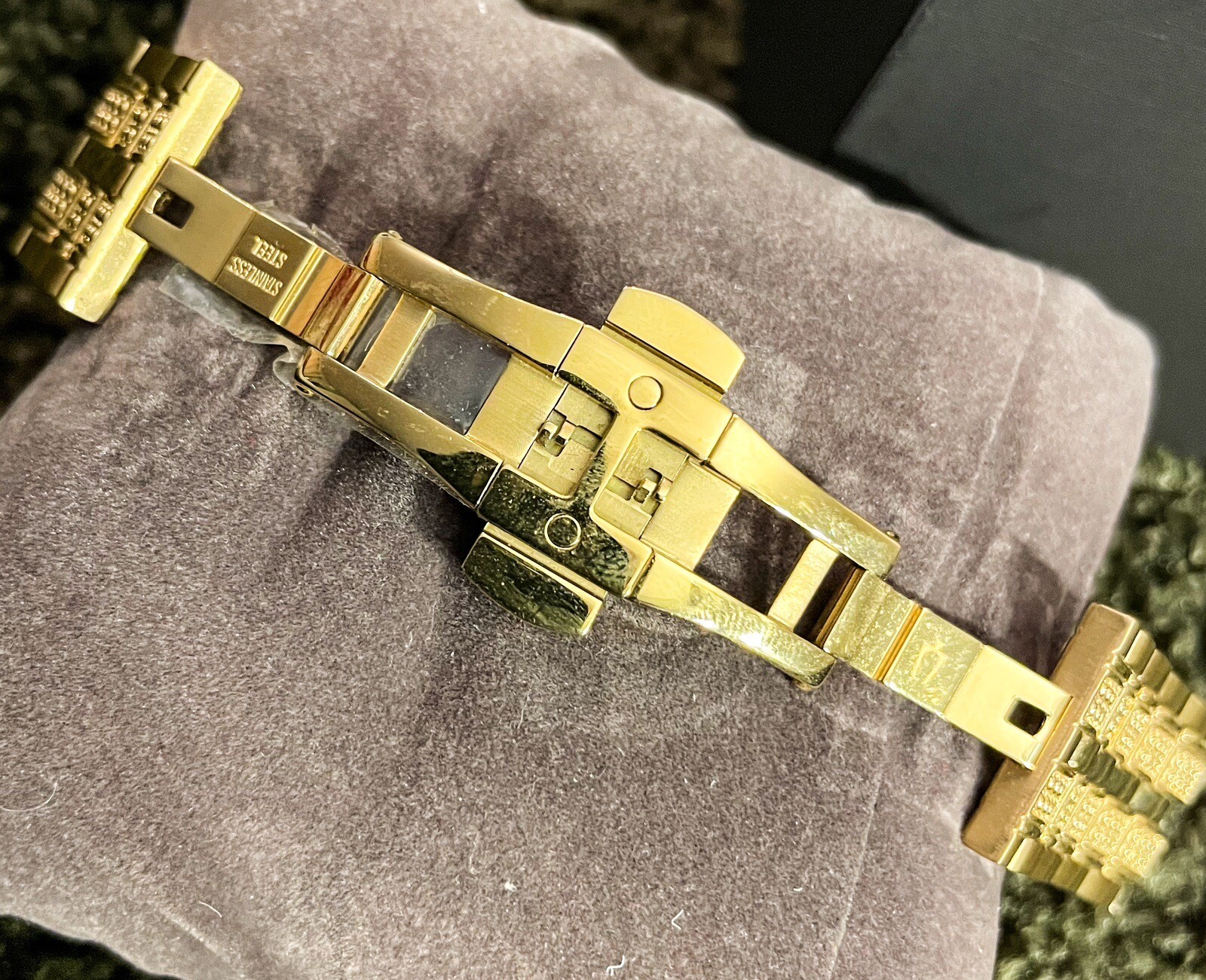 Bulova 98A292 Octava Crystal Gold Tone 42 mm Skeleton Dial Automatic Men’s Watch
