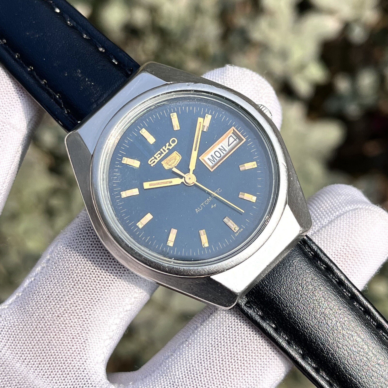 Vintage Seiko 5 Automatic Dress Formal Japan Made Men’s Watch 6310-8130