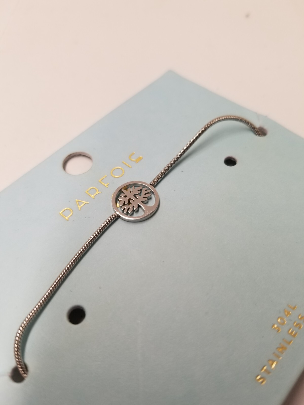 Stainless Steel Adjustable Tree Bracelet