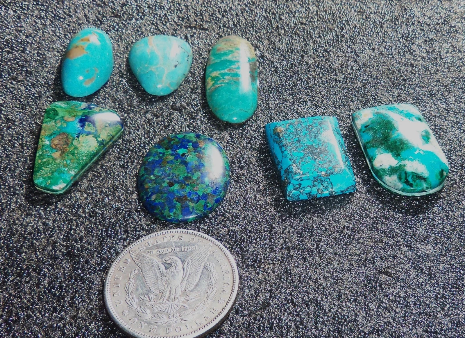 Turquoise Cabochon Lot Bolo Stones