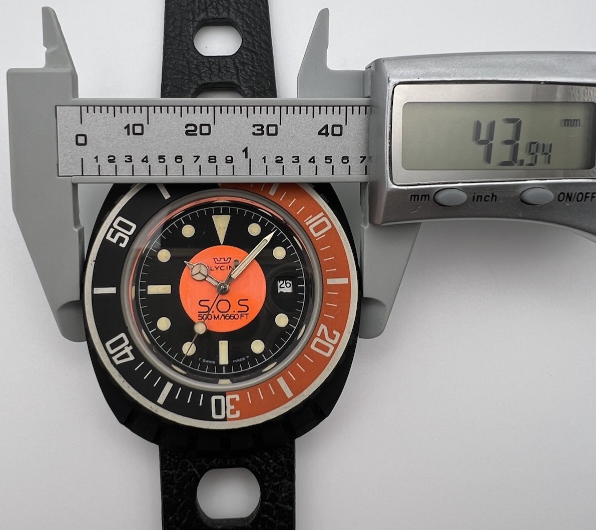 Glicyne 500m S.O.S Diver Tool Watch Ref. 313.241 For Strumenti Ottici Subacquei