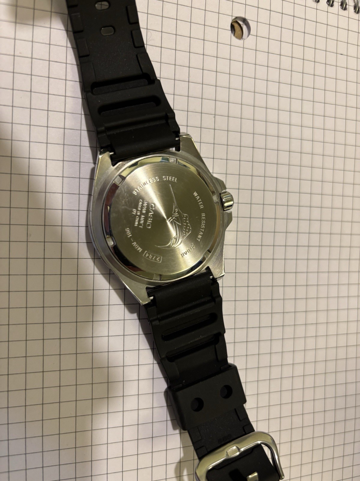Casio MDV106B-1A3V, Duro, Dive Watch, 200 Meter WR, Anti-Reverse Bezel