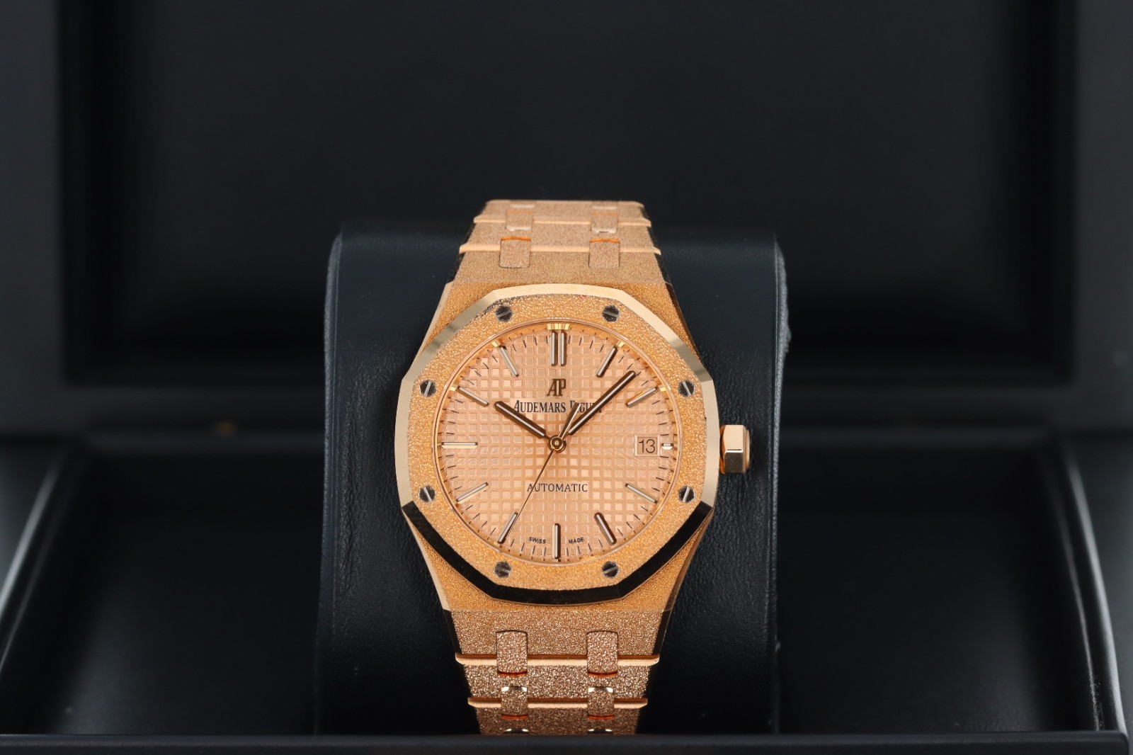 Audemars Piguet Royal Oak 37mm Automatic Frosted Pink Gold 15454OR.GG.1259OR.03