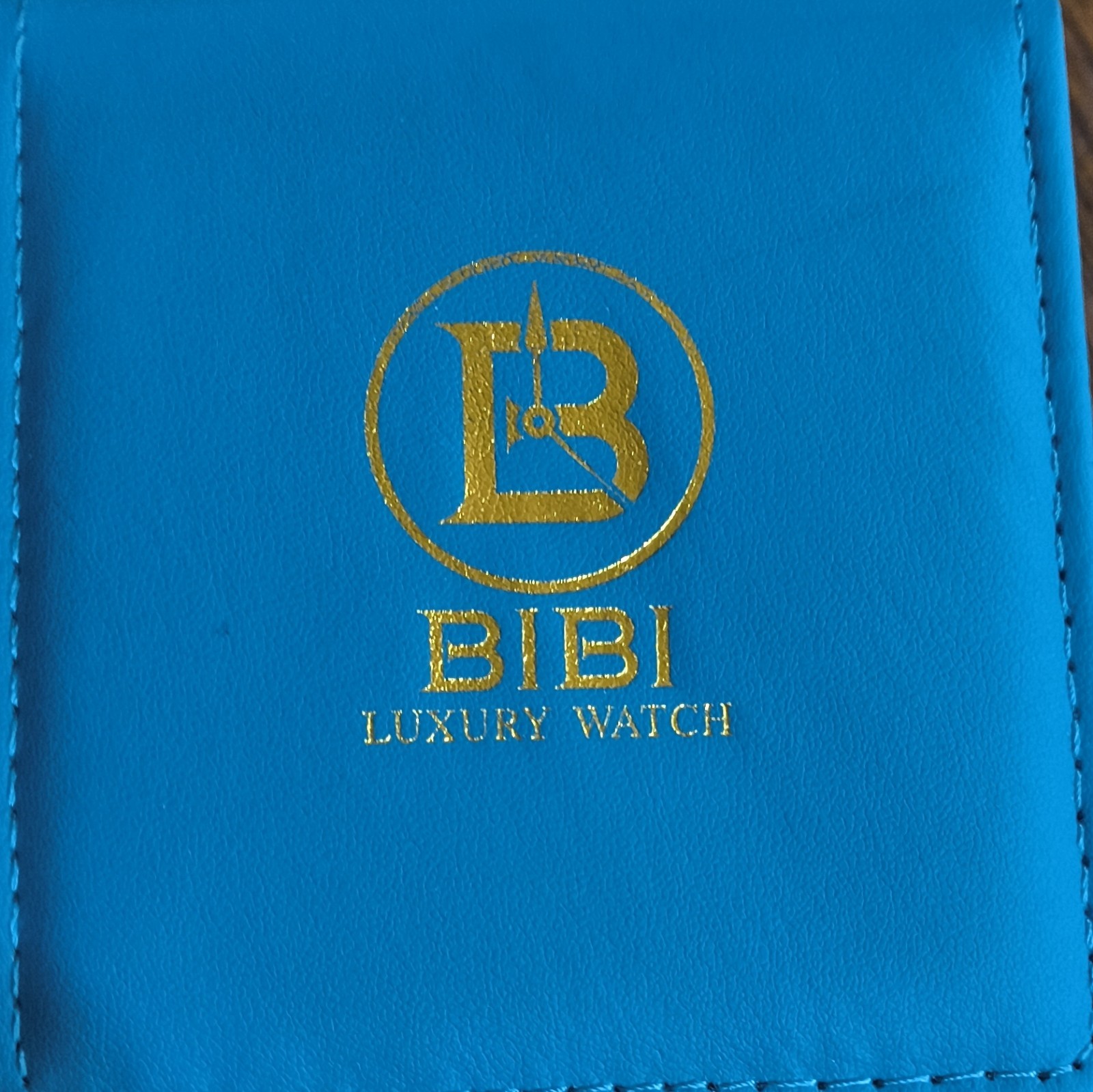 BIBI Chronograph Quartz Green Textured Dial Steel Bracelet Watch w/ Box Manual