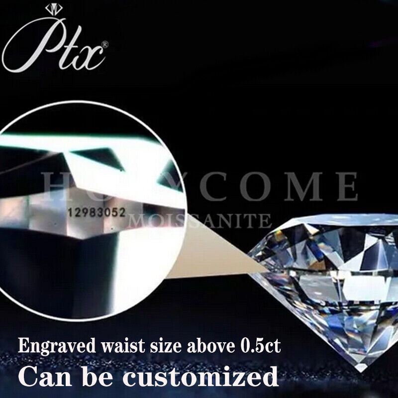 Portuguese Cut Round Moissanite Green Blue Color VVS1 GRA Handmade Loose Gems