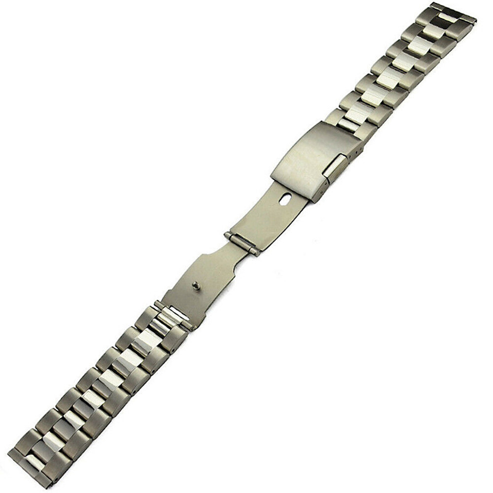 Men’s 316L Pure Solid Stainless Steel Watch Strap Band 18 20 22 24 26 28 30mm
