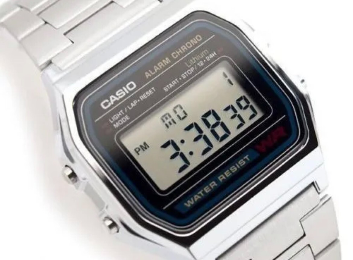 Casio Classic A158WA-1DF Wrist Watch for Men – Silver