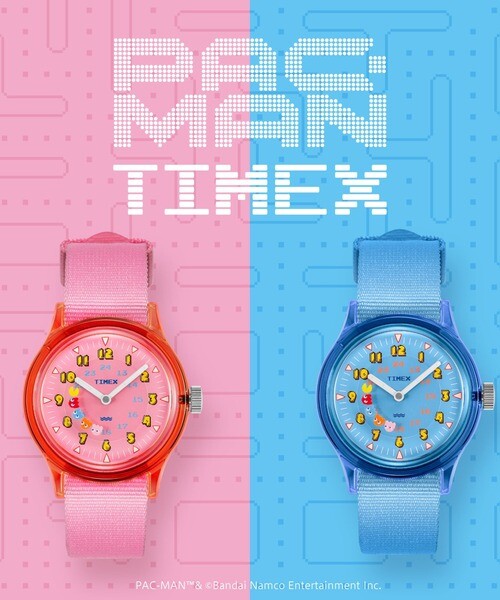 TIMEX PAC MAN Camper watch TX-TW2V94000 unisex PAC-MAN Blue PACMAN Goods