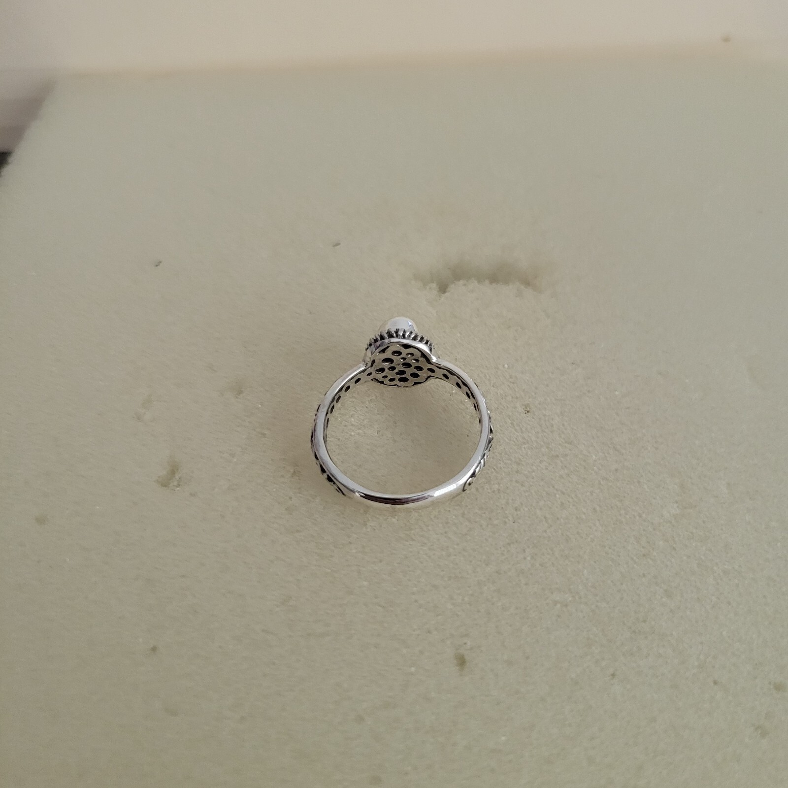 Bali Legacy Diffused Blue Sapphire 925 Sterling Silver Ring (Size 8) 1.40 Cts