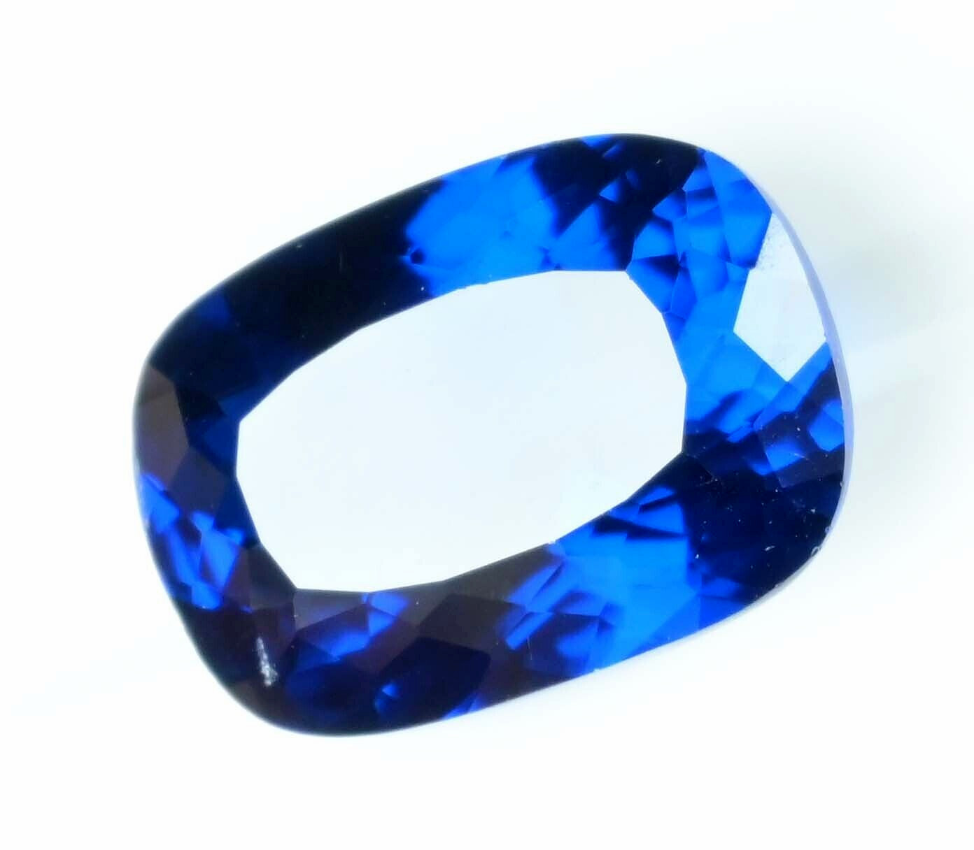 19.40 Ct Natural Arkansas Blue Benitoite Certified Excellent Cushion Gemstone