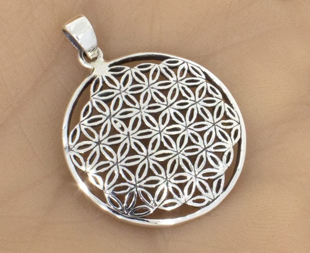 Flower of Life Pendant 925 Sterling Silver AS147