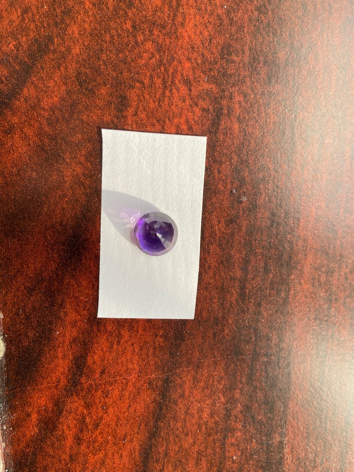 10.2 MM Natural Violet Purple-Ish Amethyst Fancy Faceted Loose Gem