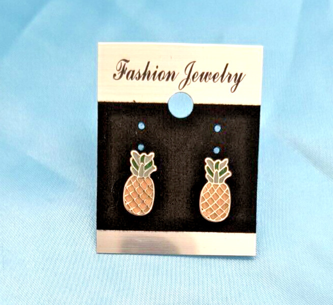 New Fashion Jewelry Girls Teens Post/Stud Earrings Pineapples Multicolor