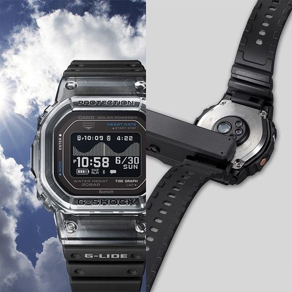 Brand New and Unopened G-Shock GBX H5600 1JR G LIDE Heart Rate Step Counter Equi