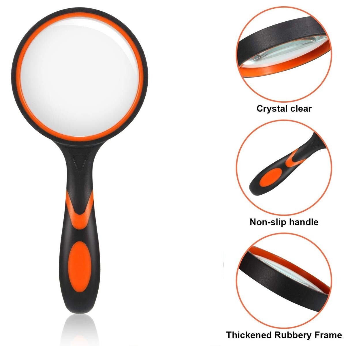 Magnifying Magnifying Glass 10X Handheld Reading Magnifier NEW 50MM