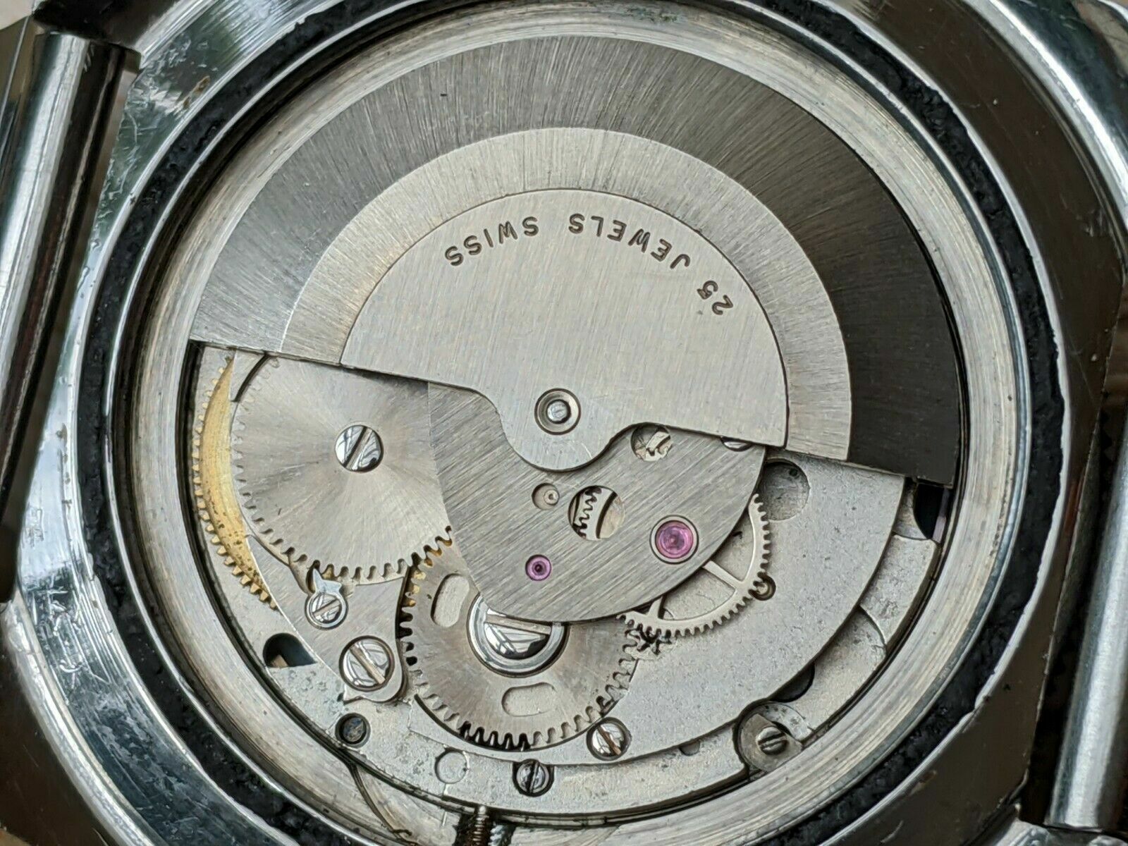 Vintage 1970’s Aureole 20 ATM Diver w/Blue Dial,Patina,All SS Case,AS 1906 Mvmt