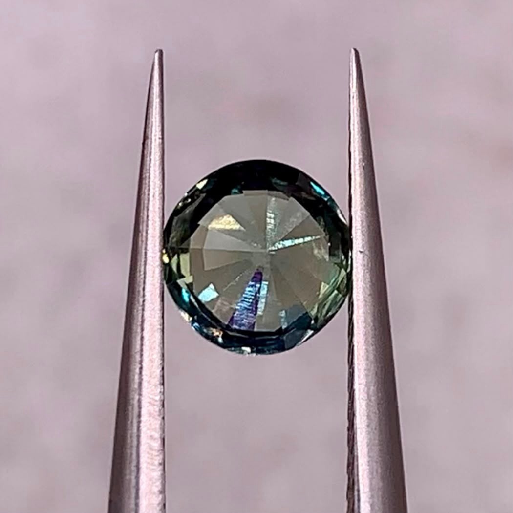 1.06Ct Natural Unheated Rare Teal Sapphire From Madagascar