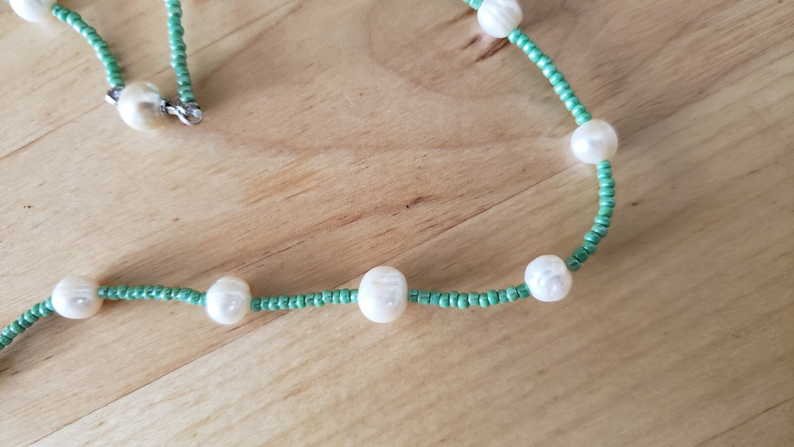 Genuine PEARL Necklace , 18″ , HAND CRAFTED in USA