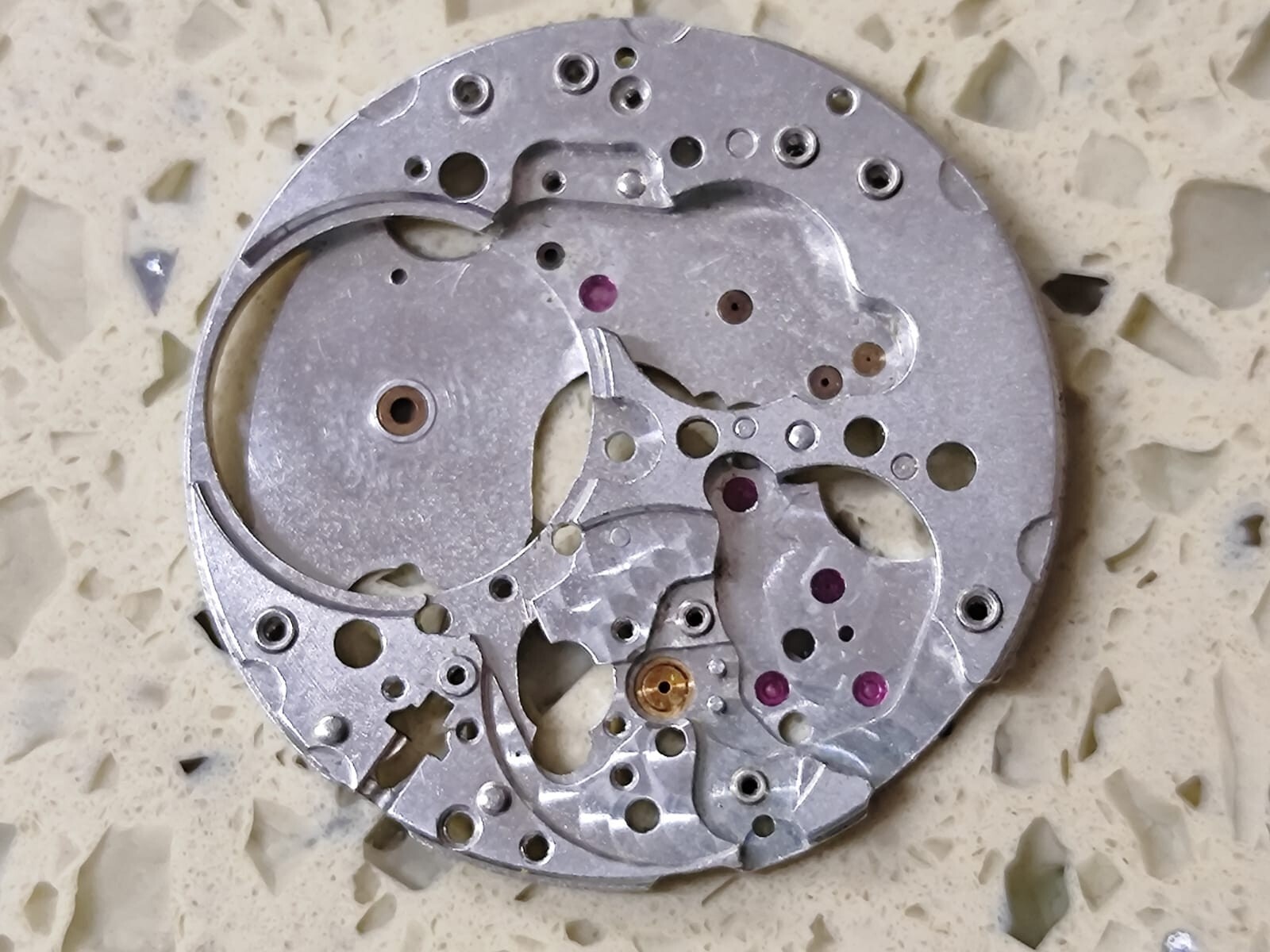 Longines 345 part 100 main plate NOS