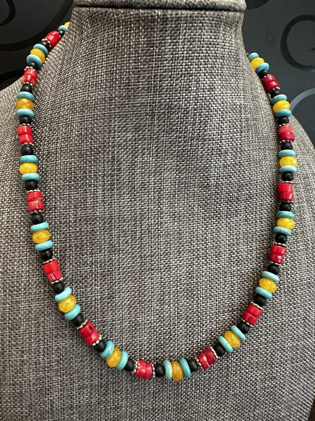 Vibrant Multicolor Beaded Necklace