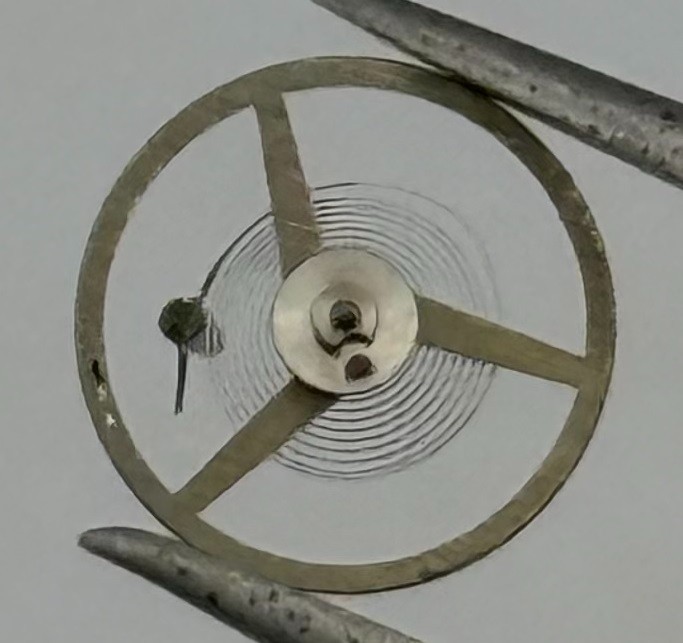 ST 69-21 Balance Wheel Complete And Spring 6¾x8’’’ 5154 Watch Movement Parts NOS