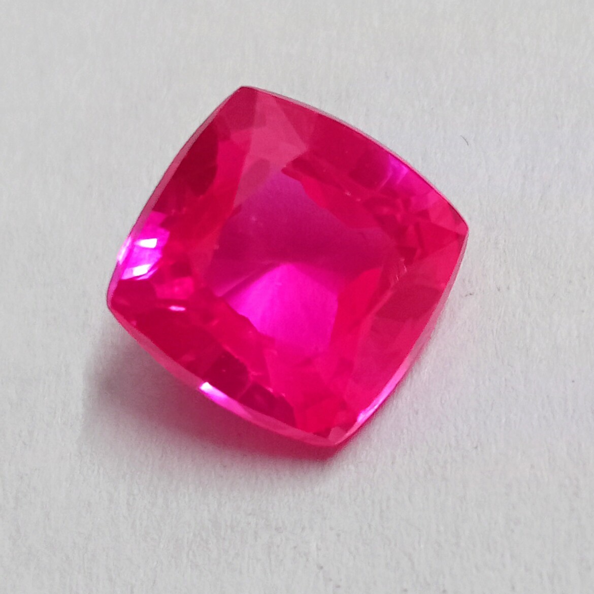 Pink Ruby Cushion Cut 10-12 Ct Mozambique Natural Loose Gemstone EGL Certified