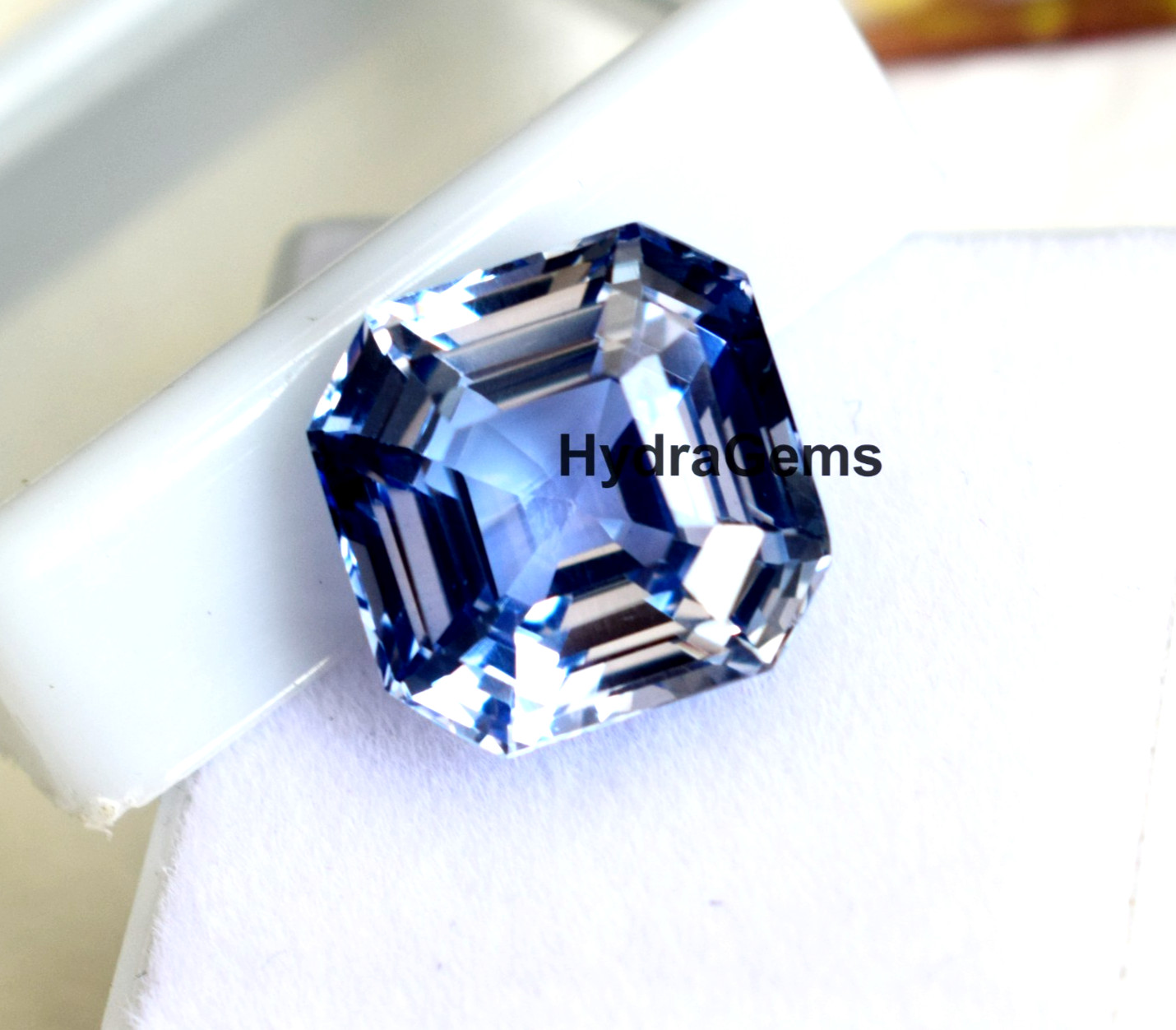 Rare 12 Ct Natural Blue Sapphire Certified Loose Gemstone Ceylon Neelam Jewelry