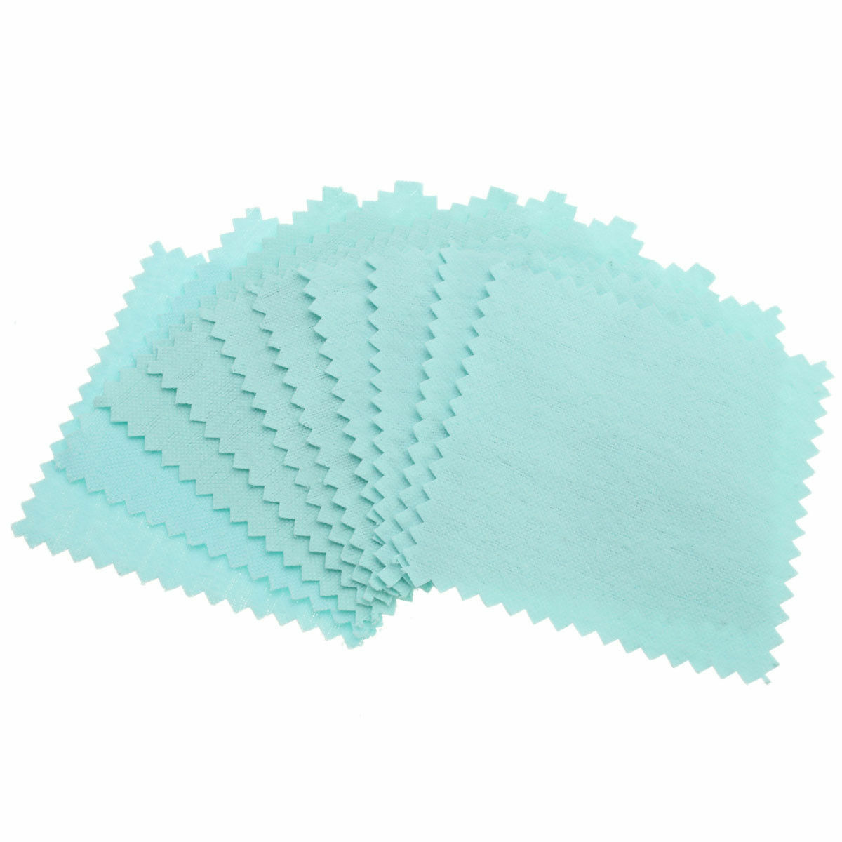 10-100xClean Polishing Cloth for Sterling Silver Golds Platinum Jewelry Anti Dus