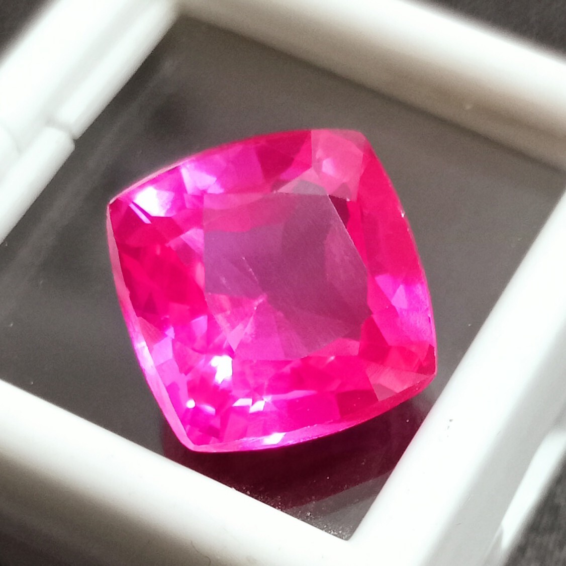 Pink Ruby Cushion Cut 10-12 Ct Mozambique Natural Loose Gemstone EGL Certified
