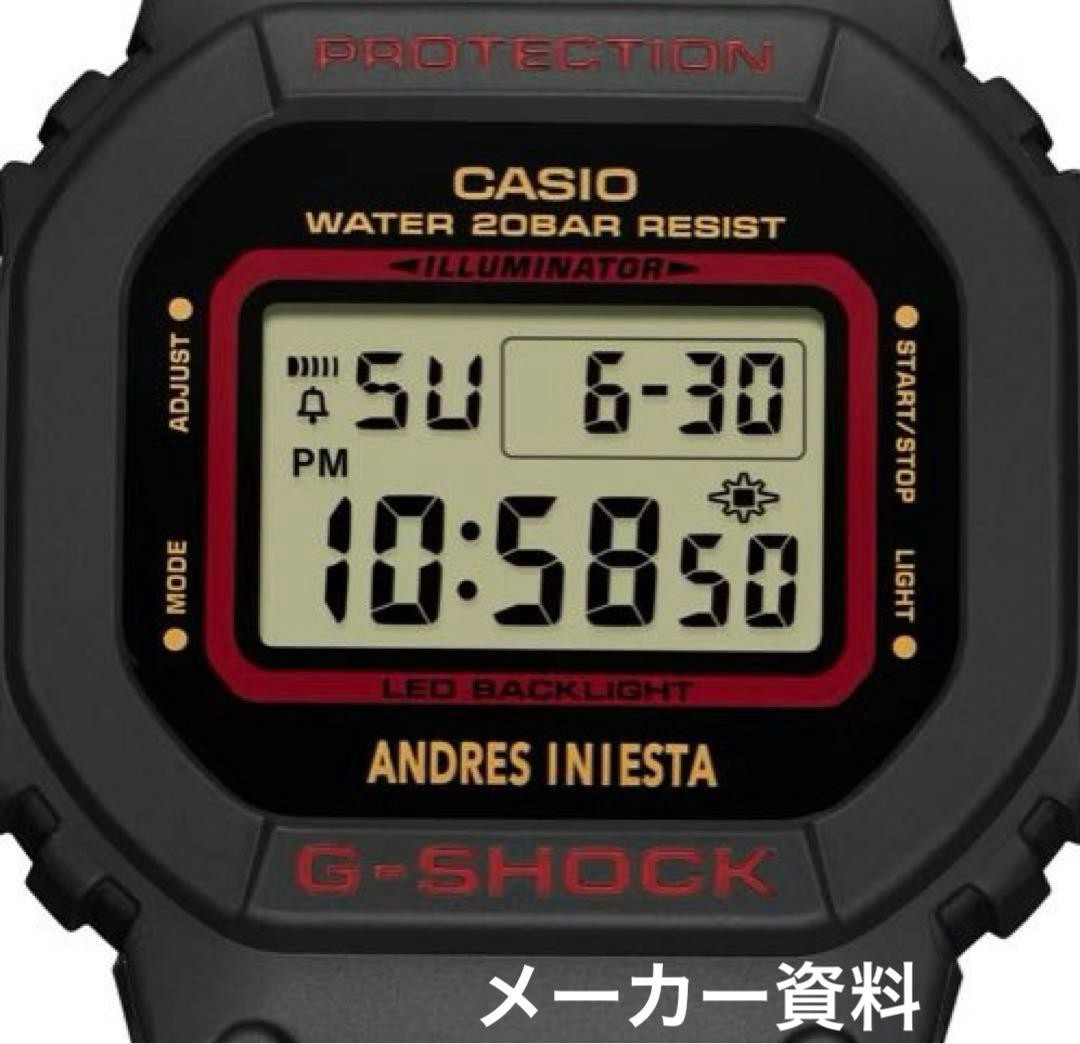 Casio G-Shock DW-5600AI-1JR Unused Andres Iniesta Digital Quartz Men’s Watch