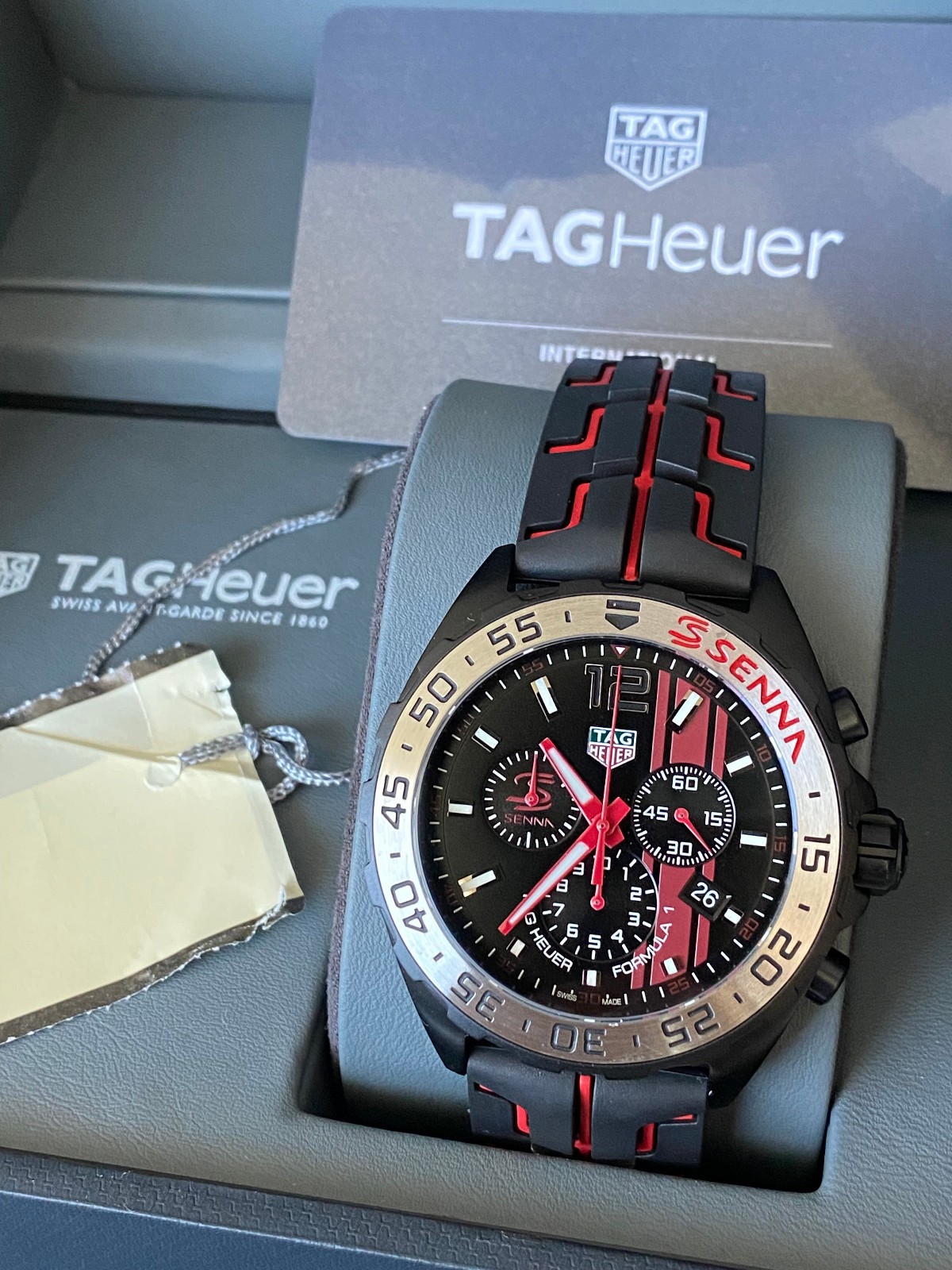 Tag Heuer 43mm Formula 1 Senna Chrono Quartz Men’s Watch