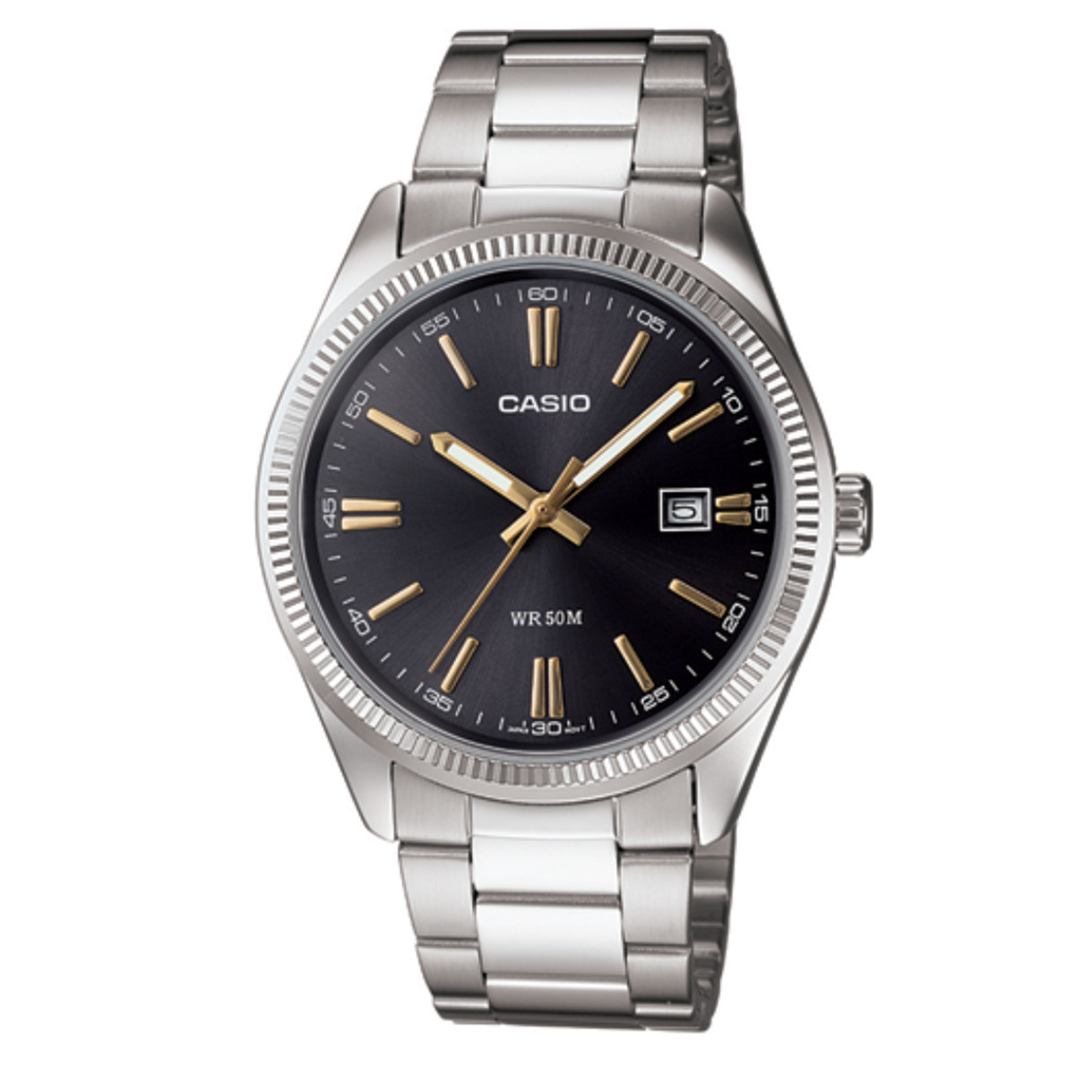 Casio MTP-1302D-1A2VDF Man Metal Band Wrist Watch