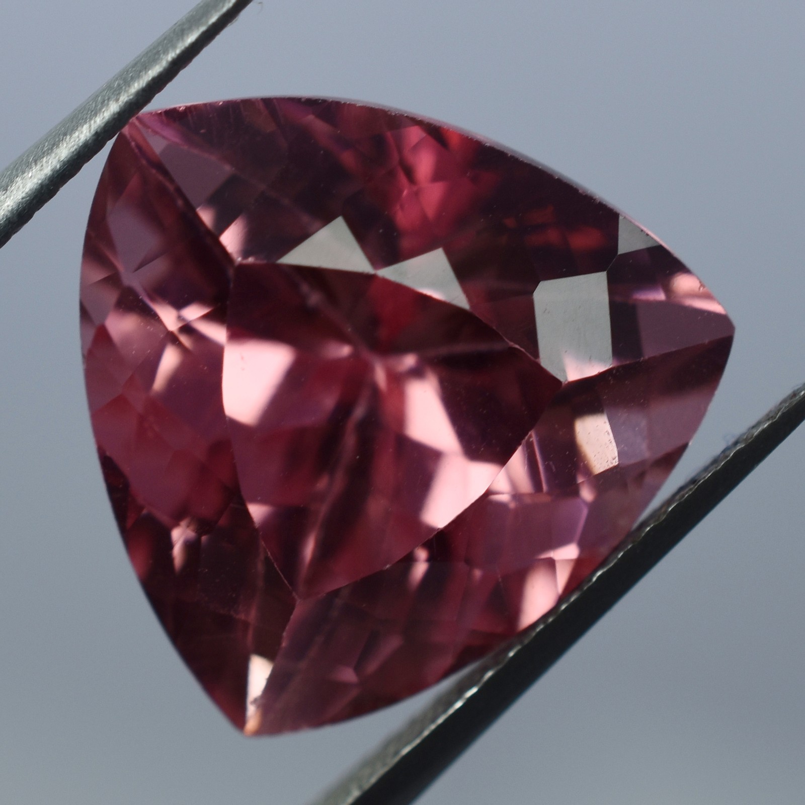 Trillion Cut 11.70 Ct Natural Padparadscha Sapphire CERTIFIED Loose Gemstone