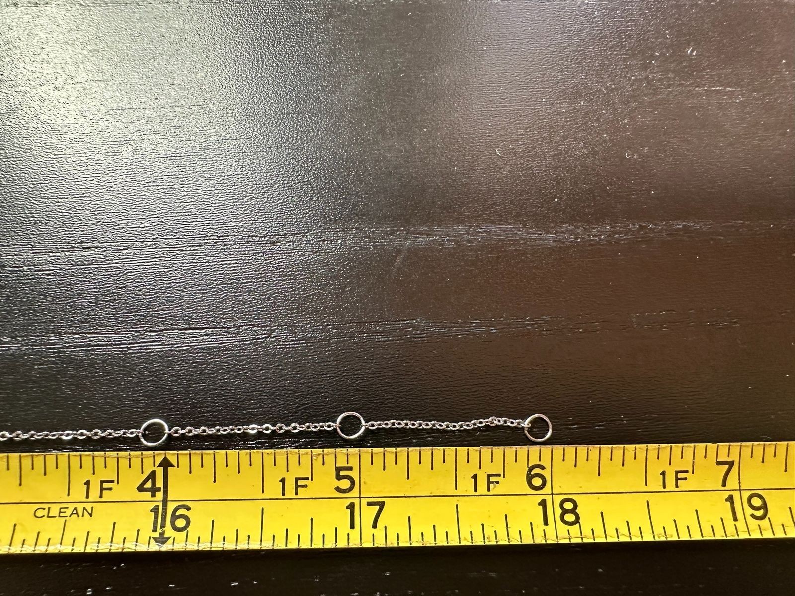 1.95g Vintage Sterling Silver 925 Bar Pendant Necklace Adjustable 18 in M