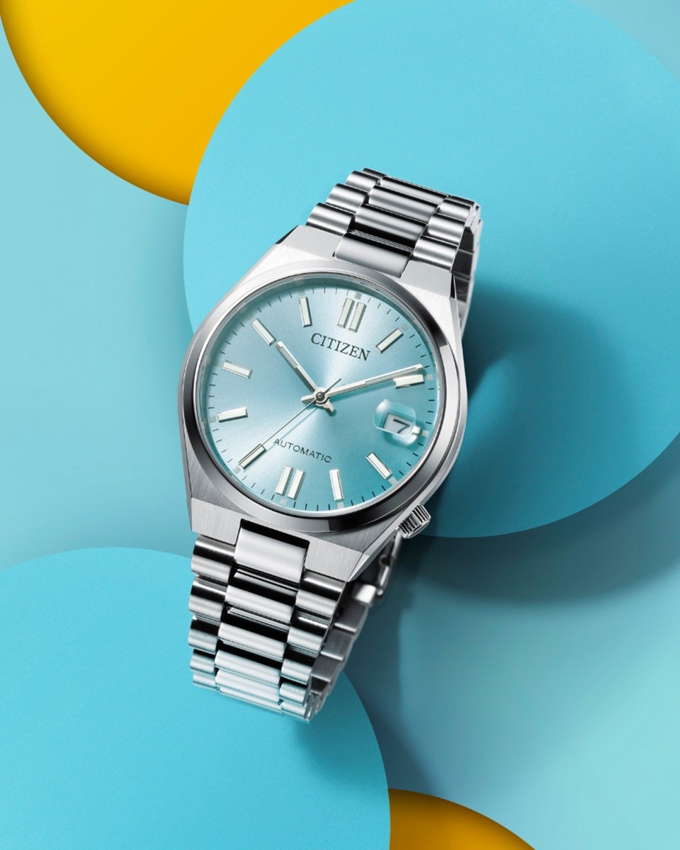 Citizen Tsuyosa NJ0200-50L Automatic Sapphire Ice Blue Dial Stainless Steel