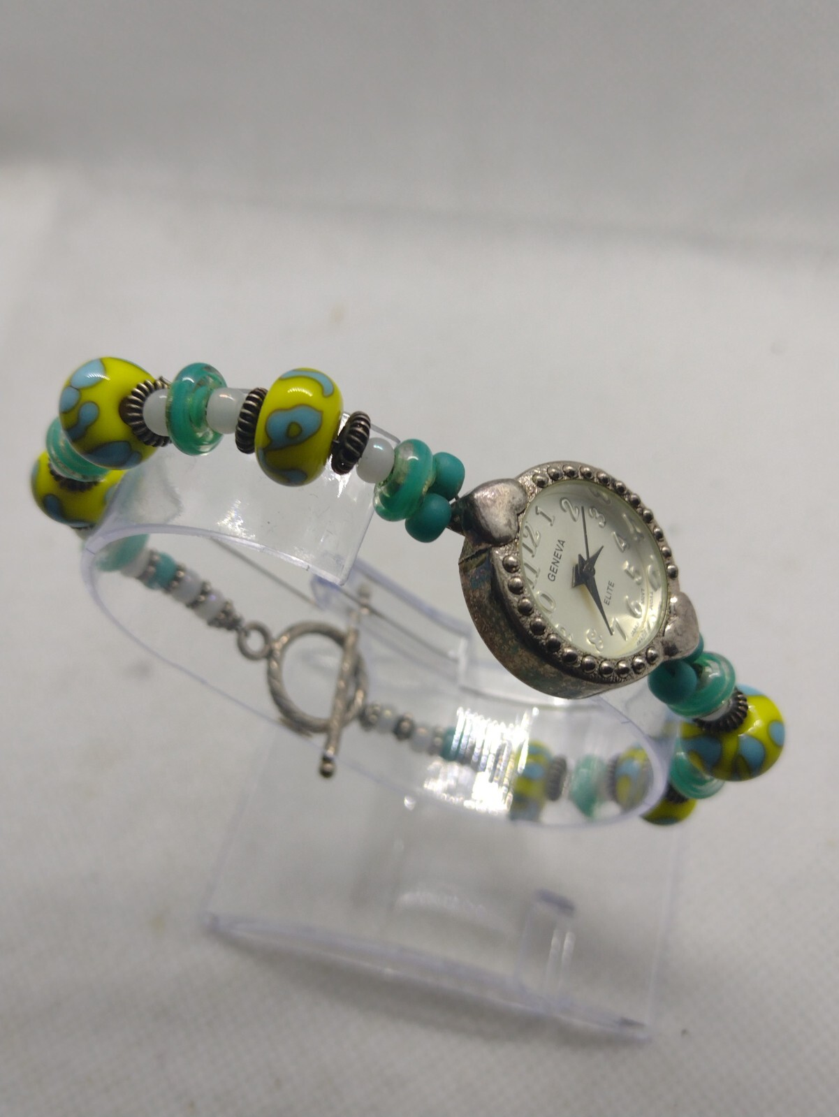 Geneva Watch Bracelet Bangle Multicolor Beaded Bracelet Women’s girls female