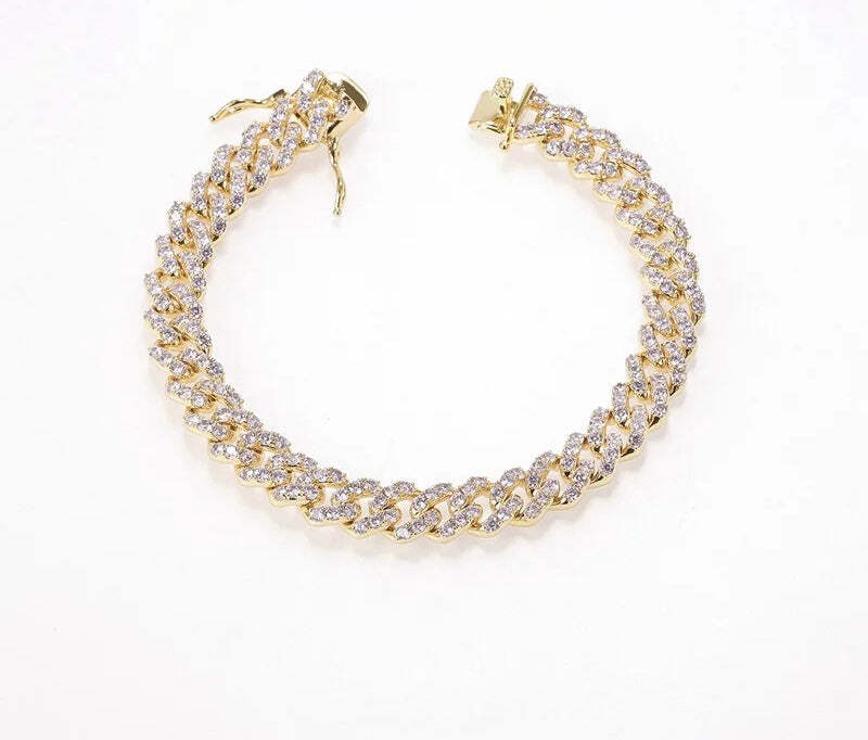 Miami Cuban Anklet