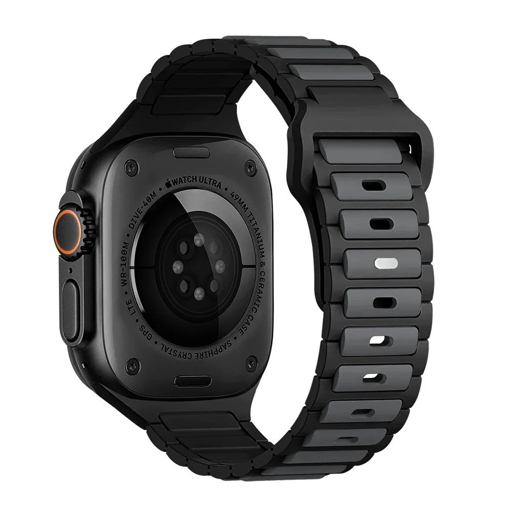 For Apple Watch Series Ultra 2 10 9 8 7 6 iWatch 49mm Silicone Sport Band Strap
