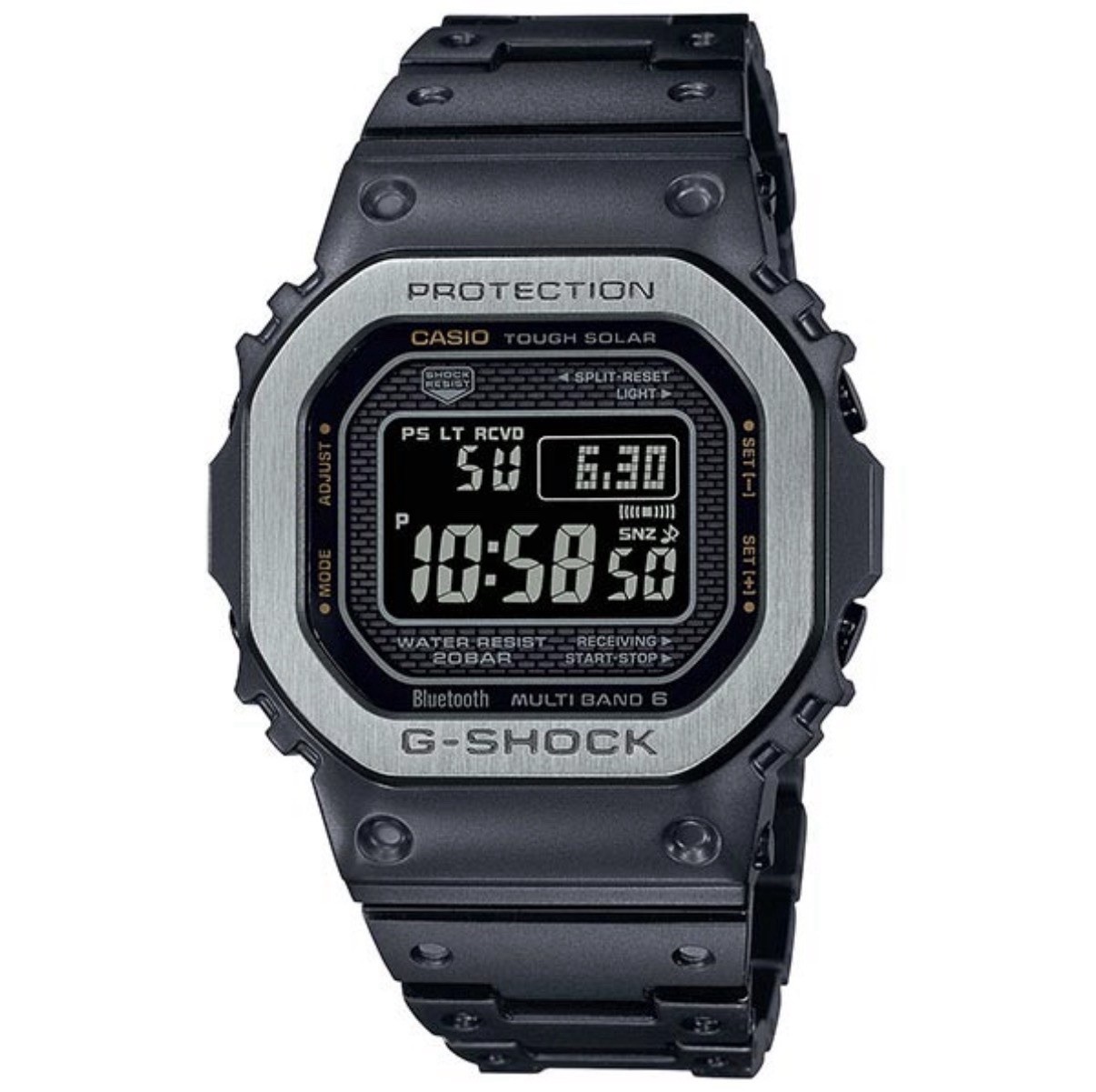 CASIO G-SHOCK GMW-B5000MB-1JF Full Metal Black Tough Solar Bluetooth Men’s JDM